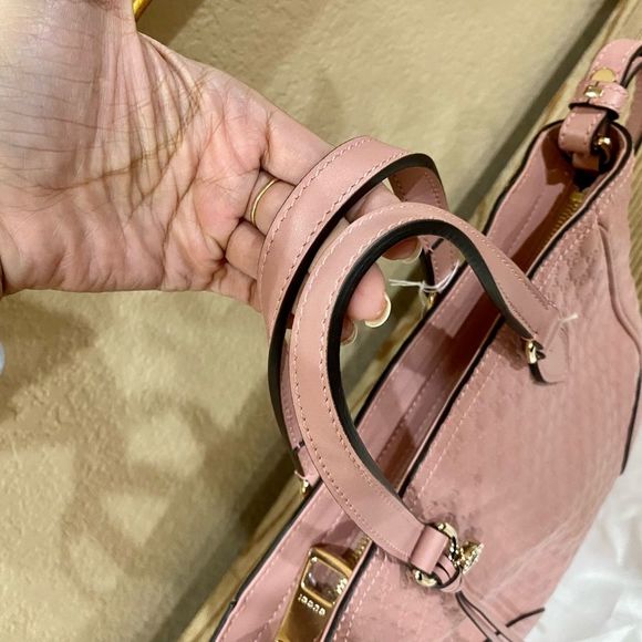 Authentic Gucci Guccisima Crossbody Handbag Light Pink - Picture 7 of 16